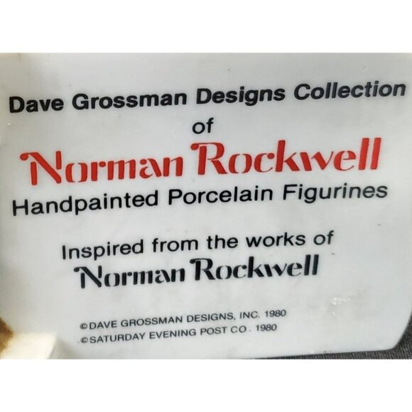 Dave Grossman Design Collection of Norman Rockwell figurines DEALER DISPLAY SIGN - Picture 2 of 8